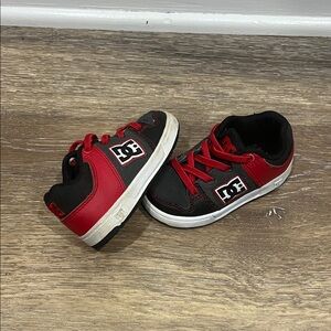 DC Kids' Sneakers in Black and Red